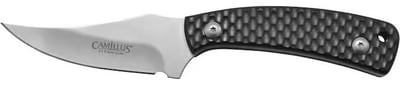 Camillus Crosstrail Fixed Blade Knife 3.25" Clip Point 420 Satin Blade Delrin Handle Black - $8.99 (Free Shipping on $100+ Orders)