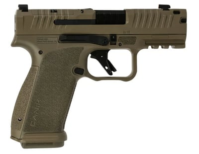 Canik MC9 Prime 9mm 3.64" Barrel 17rd Semi-Auto Pistol, FDE - $647.99