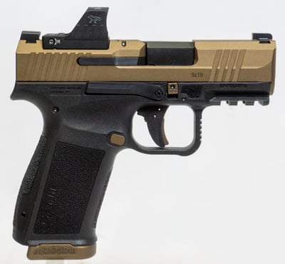 Canik METE MC9LS 9mm 3.18" Barrel, Two Tone Bronze, Mekanik MO1 Optic, 17rd - $599.99 