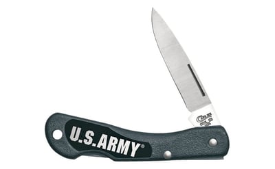 W.R. Case & Sons U.S. Army Black Synthetic Folding Knife Mini Blackhorn - $19.99 (Free Shipping over $50)