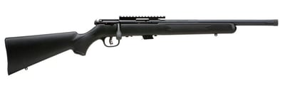 Savage Mod Mark II FV-SR .22 LR 16.5" 5rd Bolt Action Rifle, Drilled & Tapped, Black Synthetic Stock - $229.99 
