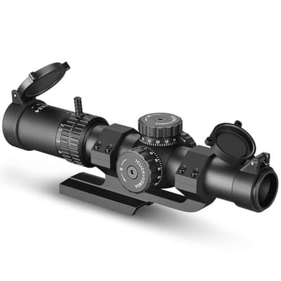 20% off EZshoot 1-4x24 LPVO Rifle Scope - Second Focal Plane with Dual Illuminated BDC Reticle, Zero Reset and Locking Turrets - 30mm Scope Mount for Hunting w/code OV2KKS3D - $60.79 + FREE Shipping