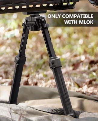 50% off CVLIFE Bipod for M-Rail with 360 Degrees Swivel Rifle Bipod Lightweight Bipods for Rifles Bipod for Shooting and Hunting w/code 9PLEGJOG - $27 (Free S/H over $25)