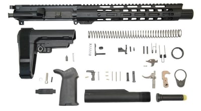PSA 10.5" Pistol-Length 300AAC Blackout 1/8 Nitride 12" Slant M-Lok MOE+ EPT SBA3 Pistol Kit - $619.99