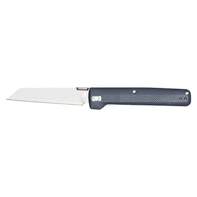 Gerber Gear Pledge Pocket Knife with Pocket Clip - 3.7" Full Panel Plain Edge Blade Folding Knife - EDC Gear and Equipment - Urban Blue - $15 + FREE Shipping