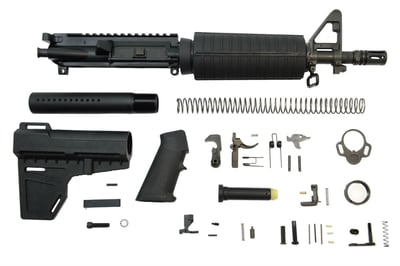 PSA 10.5" 5.56 NATO 1/7" Phosphate Classic Shockwave Pistol Kit, Black - 5165448973 - $369.99 
