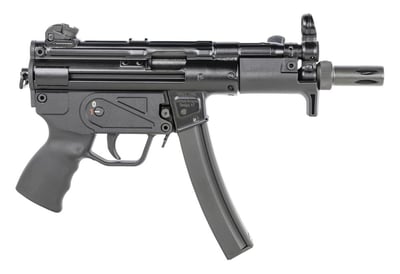 Century Arms AP5 5.75" Threaded Barrel 9mm Pistol, Black - HG6035N - $1760.37