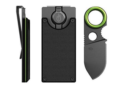 Gerber GDC Money Clip w/ Built-in Fixed Blade Knife - $21.86 (Free S/H over $25)