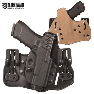 Blackhawk 3 Slot Leather Tuckable Pancake Holster Ruger LCP RH (08) - $4.56 (Free S/H over $25)