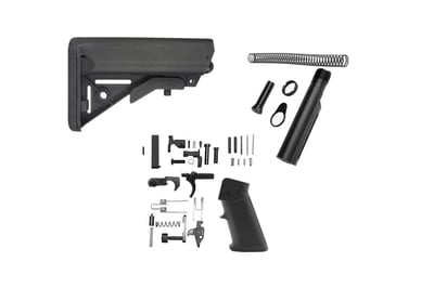 NBS AR-15 Mil-Spec Carbine SOPMOD Lower Build Kit - $69.95 