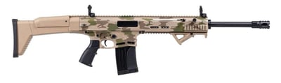 Panzer SCRXII Tactical 12 Gauge 18.5" 5rds Shotgun, FDE Camo - PASCRXIITSFDEMC - $269.99 