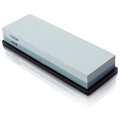 Knife Sharpening Stone Whetstone Non-Slip Rubber Base 400/1000 or 1000/6000 or 3000/8000 Grit - $9.99 + FREE Shipping