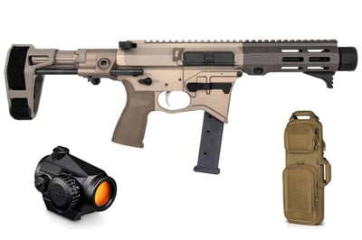 Maxim Defense MD9 CQB 9mm Pistol with Savior Urban Takedown Bag and Vortex Crossfire II Red Dot - $1949.99