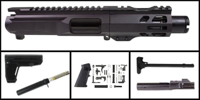 Davidson Defense 'Bunsen' 4.5" AR-15 .45 ACP Nitride Pistol Full Build Kit - $379.99 (FREE S/H over $120)
