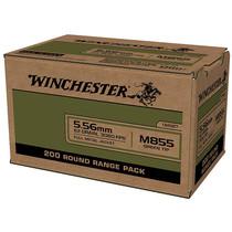 Winchester M855 Green Tip 5.56 NATO 62GR FMJ 500 Rounds - $249.89 