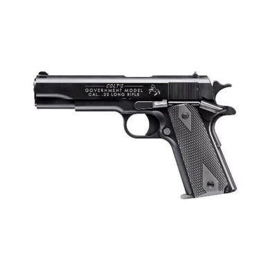 Walther Arms 5170304 1911 Colt Government A1 22 LR 5" 12+1 Black Black Polymer Grip - $256.74