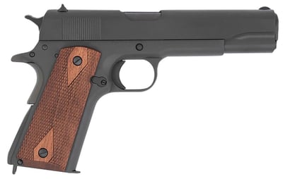 Tisas USA 1911 A1 US Army WWII 9mm 5" 7rds Pistol - WWII Replica with Contemporary - 10100540 - $438.99 