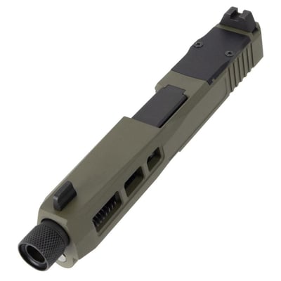 PSA Dagger Complete SW1 Doctor Cut Slide Assembly With Threaded Barrel, Sniper Green - $169.99