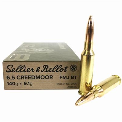 Sellier & Bellot 6.5mm Creedmoore 140-Gr. FMJ-BT 500 Rnds - $316.99 after code "VTG" + S/H