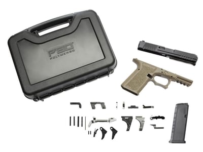 Polymer 80 Compact AFT PFC9 9mm Serialized Pistol Build Kit, FDE - $319.99 + Free Shipping 