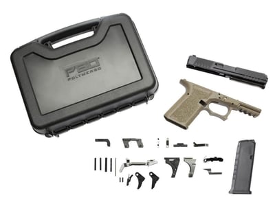 Polymer 80 Compact AFT PFC9 9mm Serialized Pistol Build Kit, FDE - $319.99 + Free Shipping