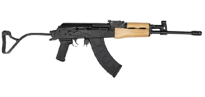 Century Arms WASR-10 Paratrooper 7.62x39mm 16" BBL 30rd AK-47 Rifle, Iron Sights, Folding, Stock, Wood Furniture - $729.99 