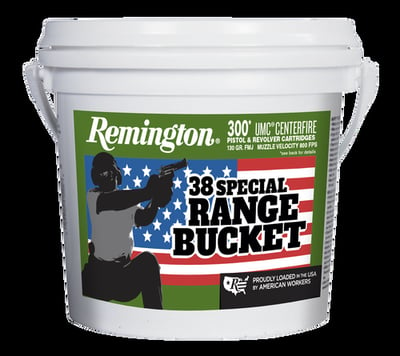 SALE PRICE TODAY ONLY Remington 38 Special Ammunition 23669 130 gr Full Metal Jacket 300 Rounds -no sales tax,no cc fees, flat rate shipping $16.49 up to 100 lbs- $129.84