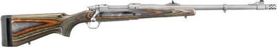 Ruger 47130 Hawkeye Guide Gun 416 Ruger 3+1 20" Matte Stainless Threaded Barrel, Receiver w/Integral Scope Mount, Green Mountain Adj LOP Laminate Stock, Right Hand - $1428 