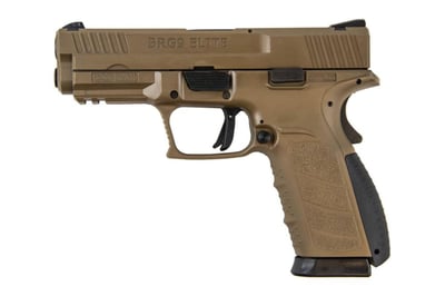 BRG USA BRG9 Elite 9mm Semi-Auto Pistol with FDE Finish - $249.99 (Free S/H on Firearms)