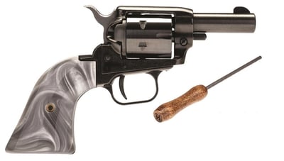 Heritage Firearms Barkeep Black .22 LR 3" Barrel 6-Rounds Grey Pearl Grips - $125.99 ($9.99 S/H on Firearms / $12.99 Flat Rate S/H on ammo)
