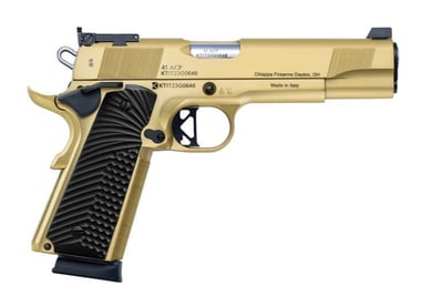 Charles Daly 1911 Empire 45 ACP 5" 8rd Pistol, G10 Grip, Colored Gold - $898.43 