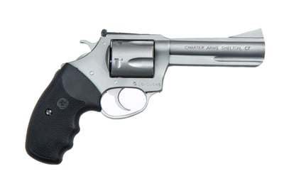 Charter Arms Target Bulldog .44 Special 4.2" Barrel 5rd Capacity Rubber Grip Matte Stainless Revolver - $368.99 