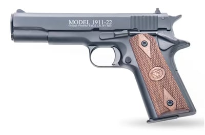 Chiappa 1911-22 Semi-Auto Pistol, 22 LR, 5" BBL, 10+1 Rounds, Steel Frame, Walnut Grips - $238.99 (Free Shipping on $100+ Orders)