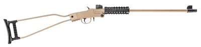 Chiappa Firearms Chiappa Firearms Little Badger, .22Lr, 16.5" Barrel, Back Pack Folding, Quad Picatinny Forend, Desert Sand - $258.42 (Free S/H on Firearms)