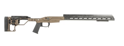 Christensen Arms MPR Chassis w/ 17" Handguard For Rem 700 Short Action, Desert Brown - $993.99 
