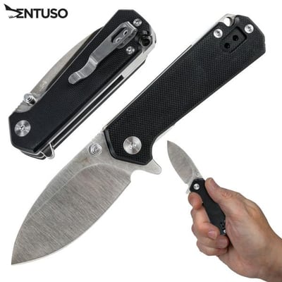 Dentuso Cub Folding AUS-8 Knife Plain/Drop - $19.85 (Free S/H over $25)