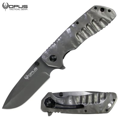 Opus Tactical The Anvil Drop Point Folding Knife - $9.99 (Free S/H over $25)