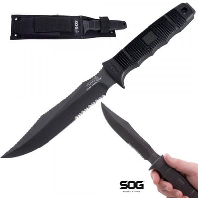 SOG SEAL Team Elite Fixed Blade Black TiNi - $84.99 (Free S/H over $25)