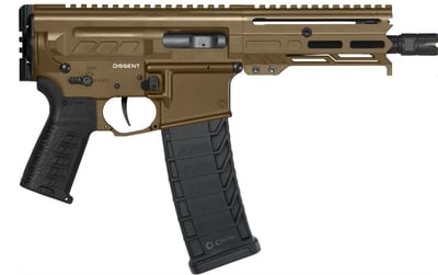CMMG Dissent MK4 HGA 9mm 6.5" BBL 30rd Midnight Bronze - $1810.25 (Free S/H on Firearms)