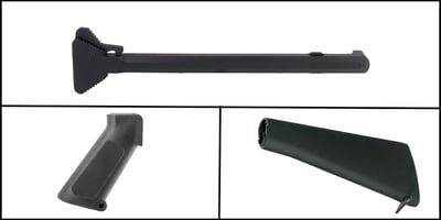 MMC Amory AR-15 A1 Retro Charging Handle + A1 Style Pistol Grip + A2 Style AR Fixed Stock - $44.99