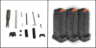 DIY Pistol Kit: JE Machine Glock 26 Slide Parts Kit + Magpul PMAG 12 GL9, 9x19 - Glock G26 Sub-Compact, 3 - Pack - $94.99 (FREE S/H over $120)