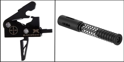 Trigger Upgrade Kit: James Madison Tactical Black Ops Evo Drop-In Straight Bow Single Stage Trigger + Trinity Force SBA Silent Buffer H2 - $114.99 (FREE S/H over $120)