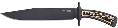 Cold Steel Drop Forged Bowie Fixed Blade Knife 9.5" Clip Point 52100 Polished Blade Griv-Ex Handle Black - $45.54 (Free Shipping on $100+ Orders)