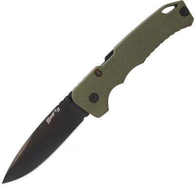 Cold Steel SWIFT III Assisted Opening Pocket Knife 4" Drop Point CPM-M4 Black Blade G-10 Handle OD Green - $99.99 + Free Shipping (Free Shipping on $100+ Orders)