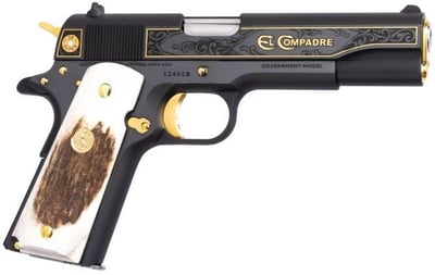 Colt 1911 Government "El Compadre" 38 Super 5" 9rd Pistol w/Custom Engravings 1 of 500 - $2399.99 
