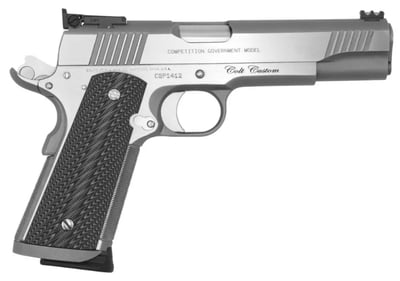 Colt 1911 Competition 70 Series .45 ACP 5" 8rd Pistol, G10 Grips, Fiber Optic Sights, Stainless - $2015 (Add to Cart for Best Price) 