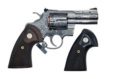 Colt Python .357 Mag 3" Barrel 6 Rounds Revolver, Engraved, Grey - $1399.98 ($1299.98 after MIR) 