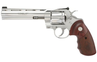 Colt Python .357 Mag 6" 6rd Revolver, Stainless, Walnut Grips - $1563.99