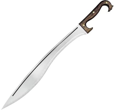 Condor Knives Falcata Sword 19.88" 1075HC Steel Blade Walnut Handle - $186.98 (Free Shipping on $100+ Orders)