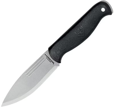 Condor Knives Ghostlight Fixed Blade Knife 4.52" Drop Point 1095 Bead Blasted Blade Polypropylene Handle Black - $46.28 (Add To Cart) (Free Shipping on $100+ Orders)